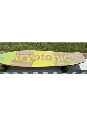 KRYPTONICS Skateboard Sun & Palm Trees 36" Complete Longboard
